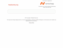 Tablet Screenshot of headcandy.org